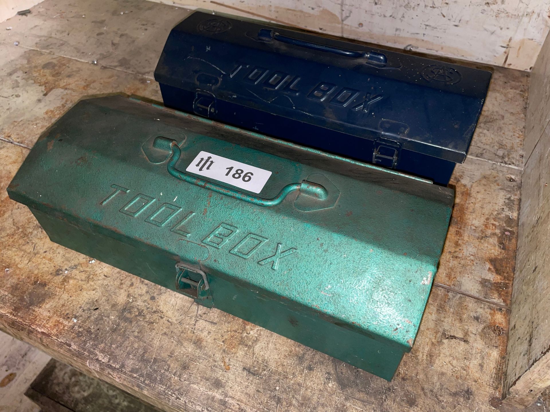 Lot with (2) Metal Tool Boxes with Contents - Image 2 of 3