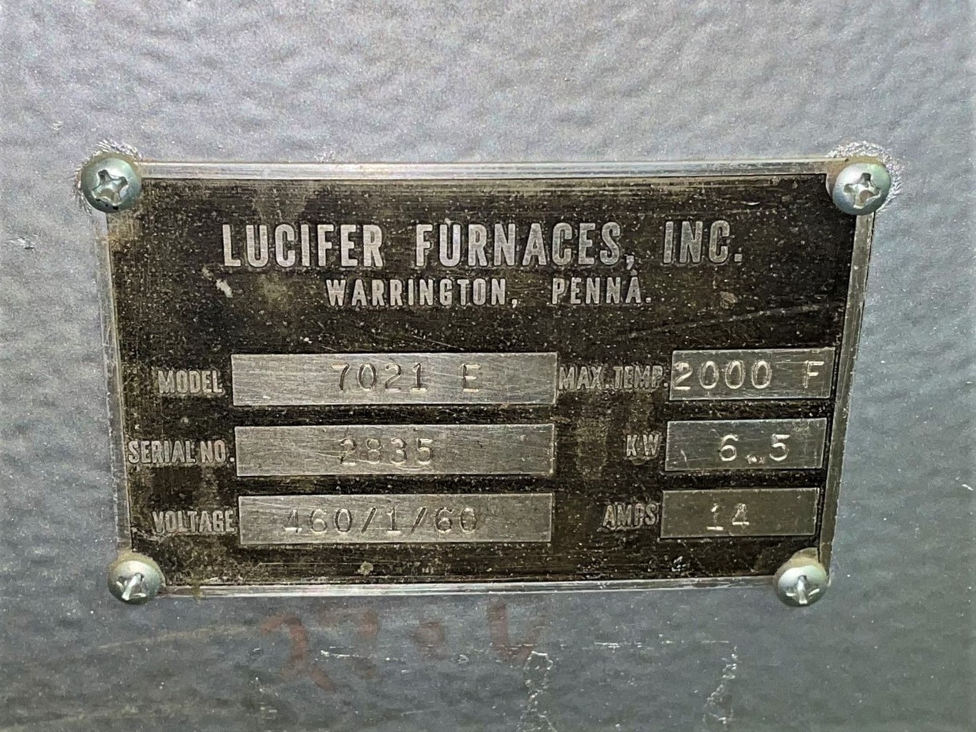 Lucifer Mdl. 7021E Furnace - Image 5 of 5
