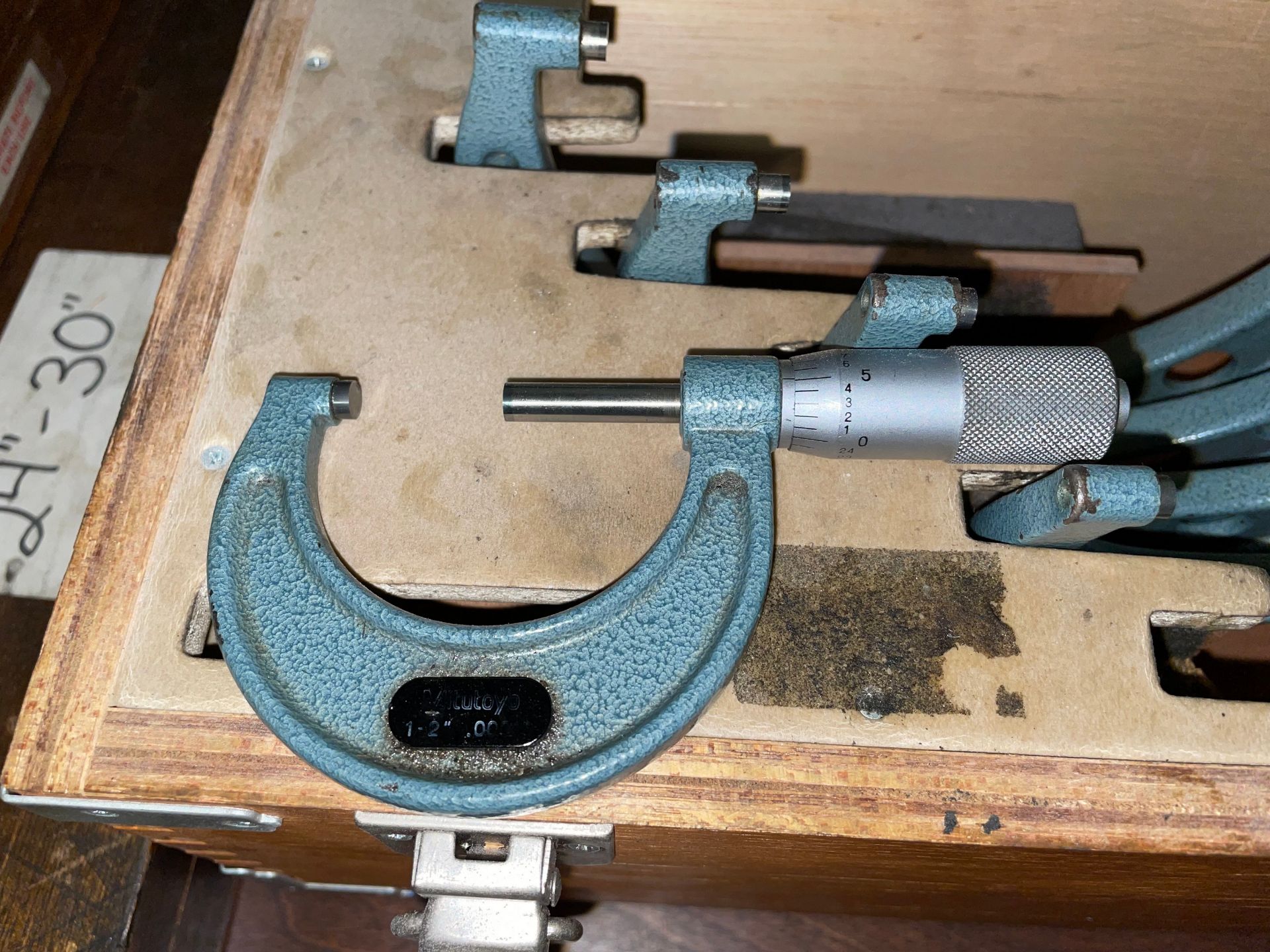 Mitutoyo 1" to 6" Micrometer Box Set - Image 3 of 5