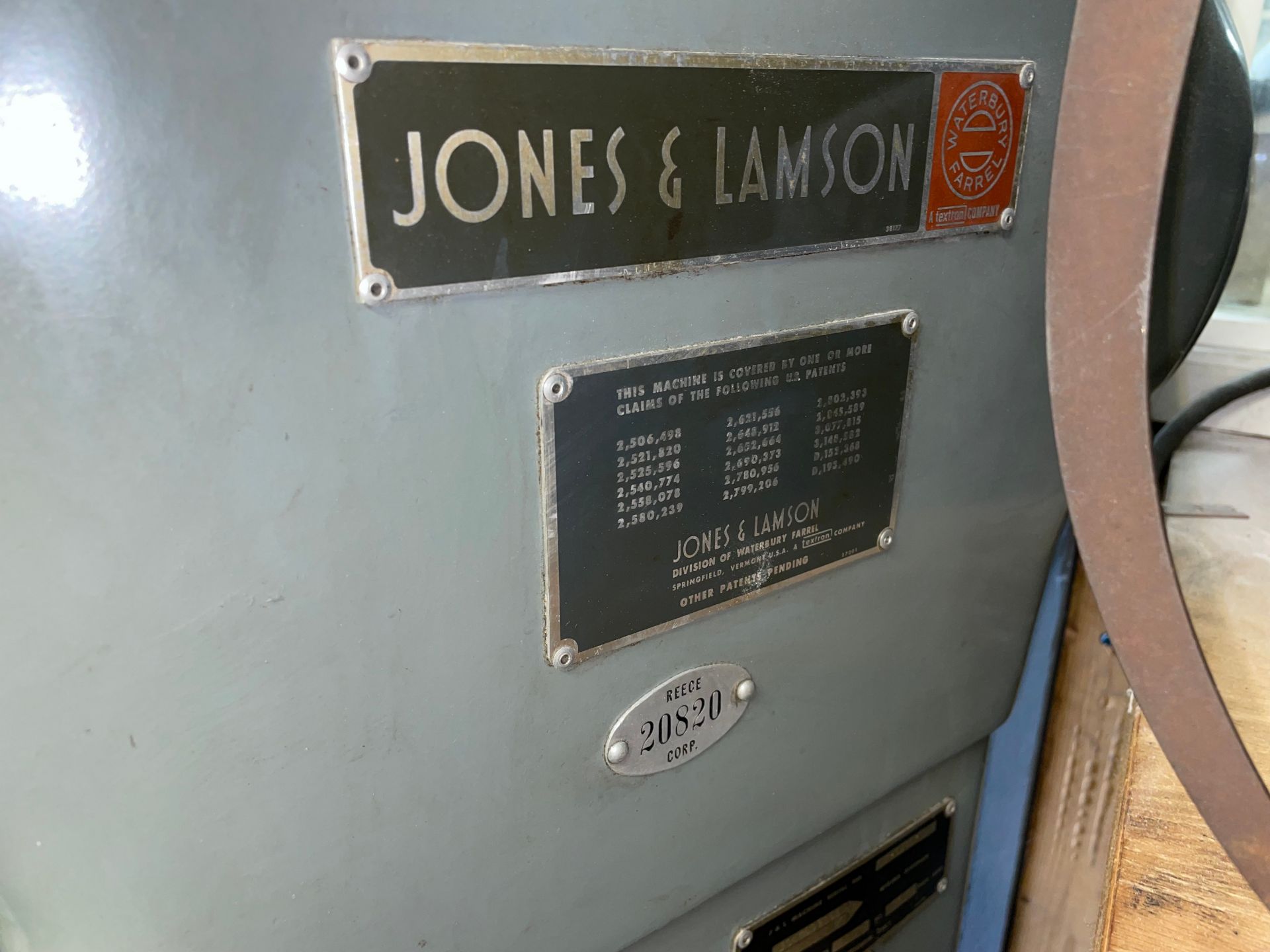 Jones & Lamson Optical Comparator - Image 7 of 9