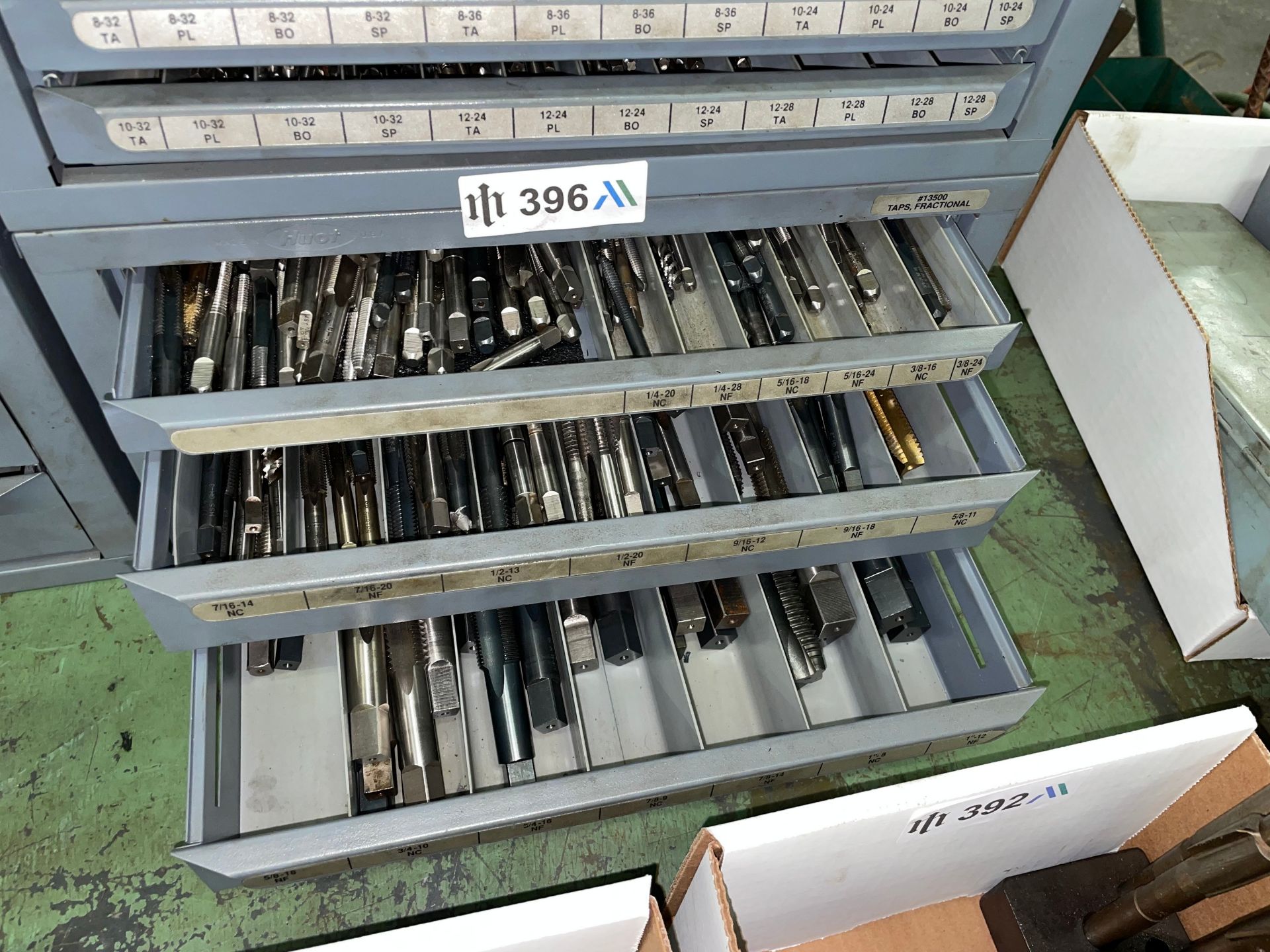Lot with (2) Huot Drill Bit Cabinets with Contents - Image 3 of 4