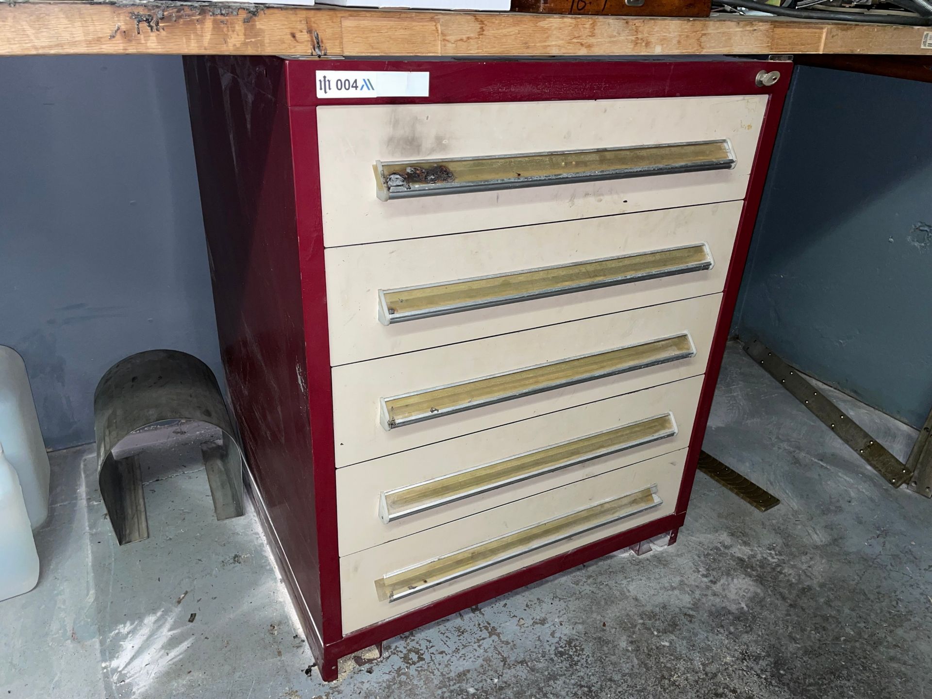 Stanley Vidmar Industrial 5-Drawer Modular Cabinet