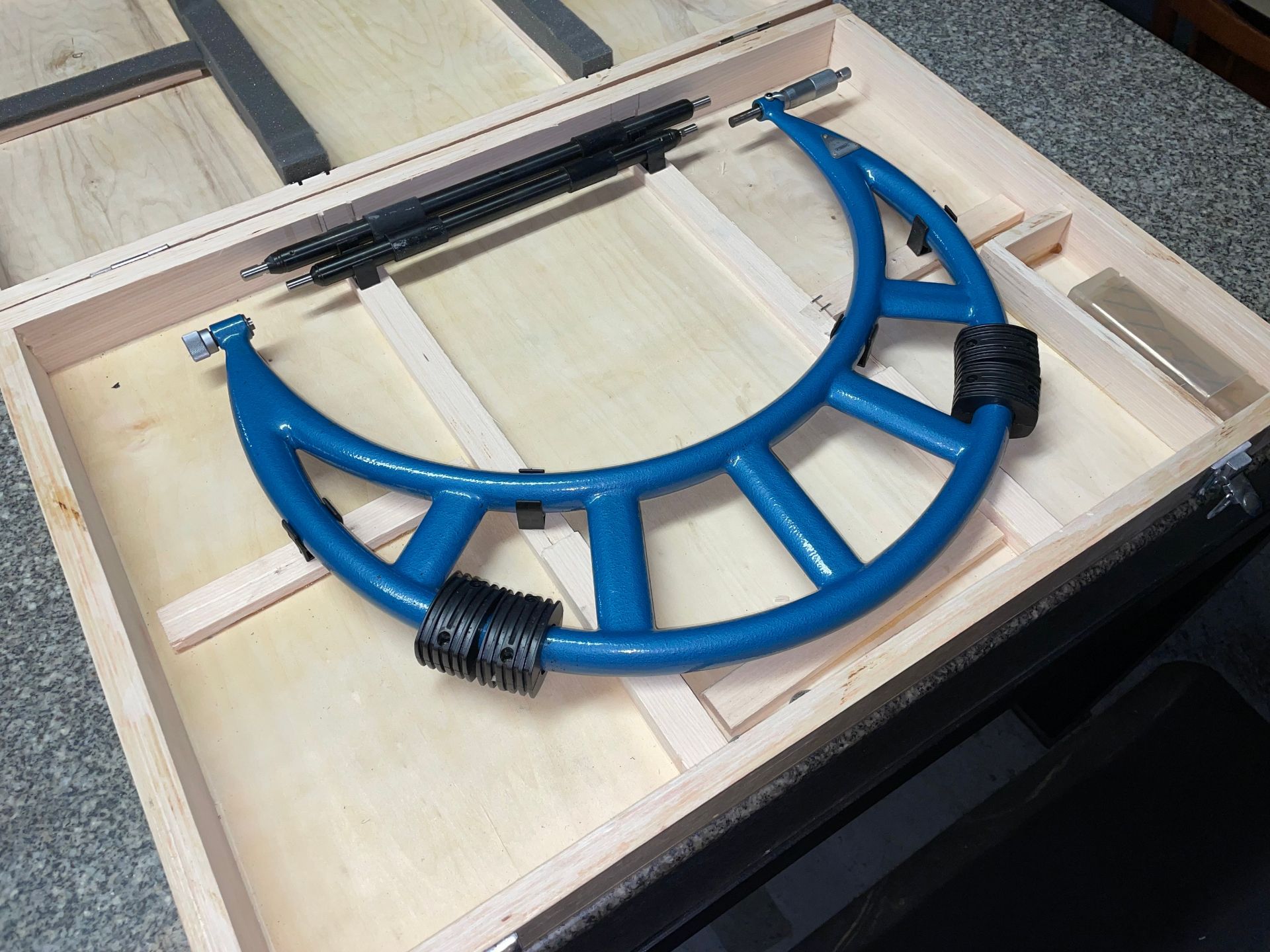 Fowler 12" to 16" Micrometer with Micrometer Standards - Image 2 of 5