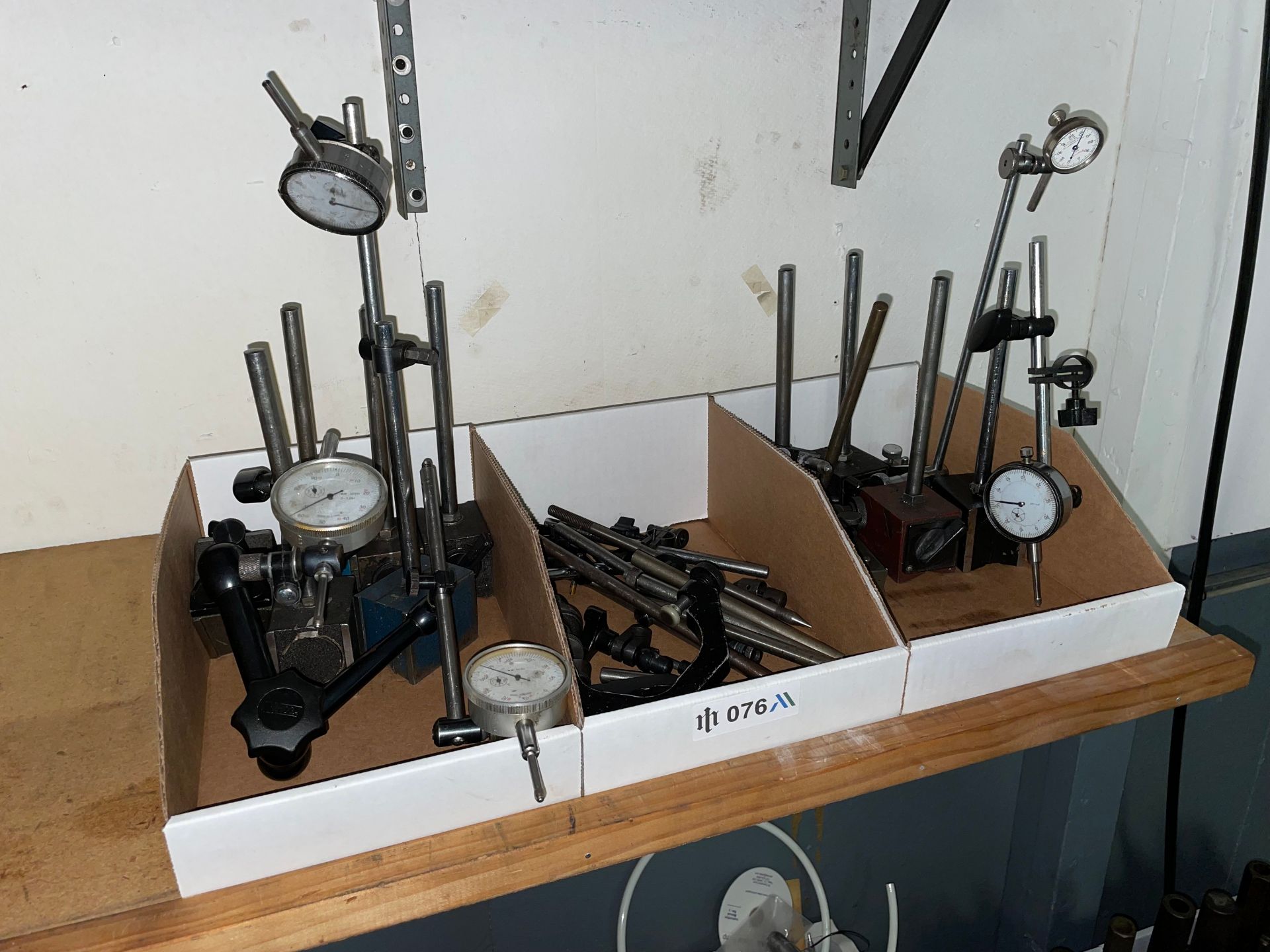 Lot with Various Dial Indicators and Gage Stands