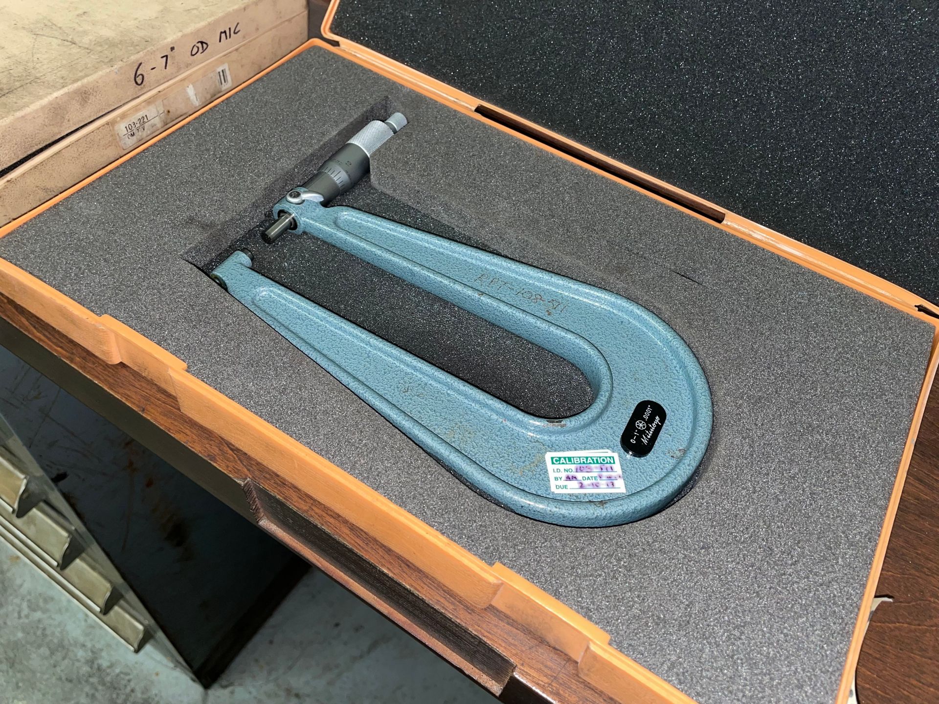 Mitutoyo 0" to 1" Tongue Micrometer - Image 2 of 3