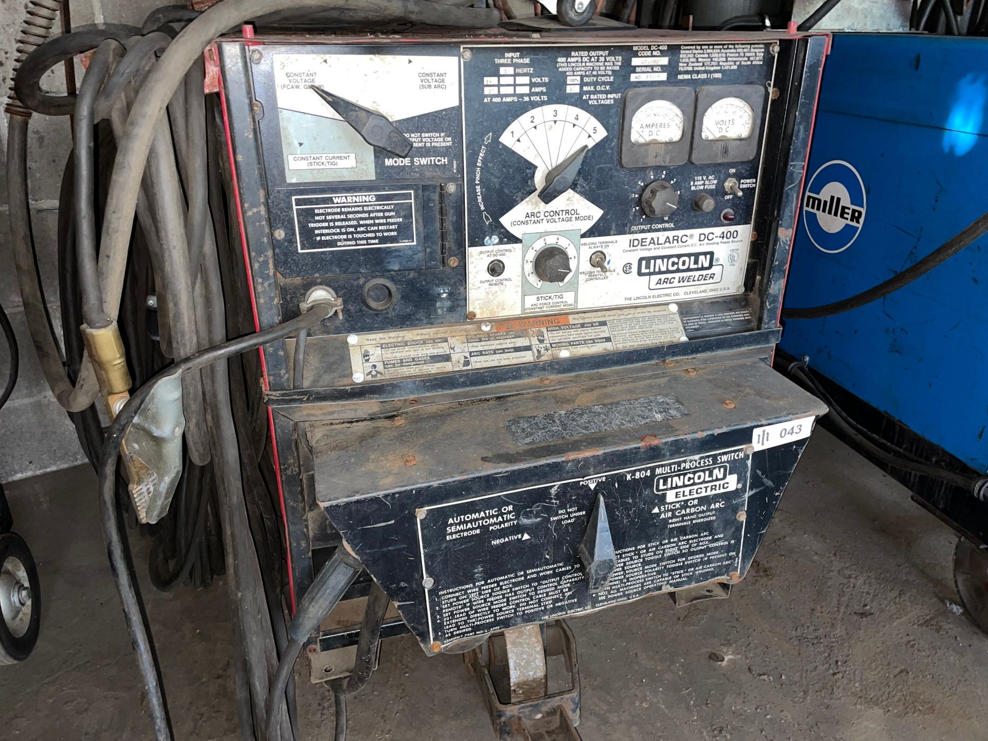 Lincoln Electric IdealArc DC-400 Arc Welder - Image 3 of 5