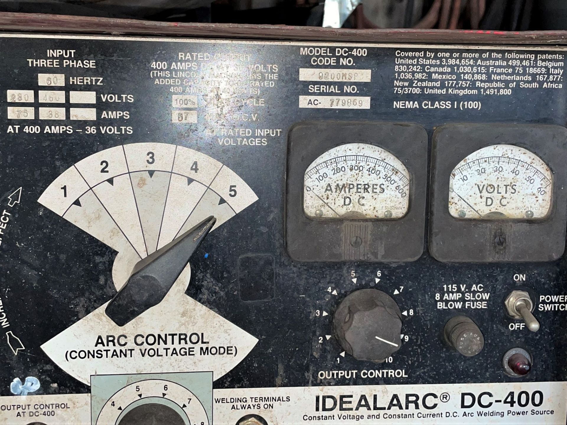 Lincoln Electric IdealArc DC-400 Arc Welder - Image 5 of 5