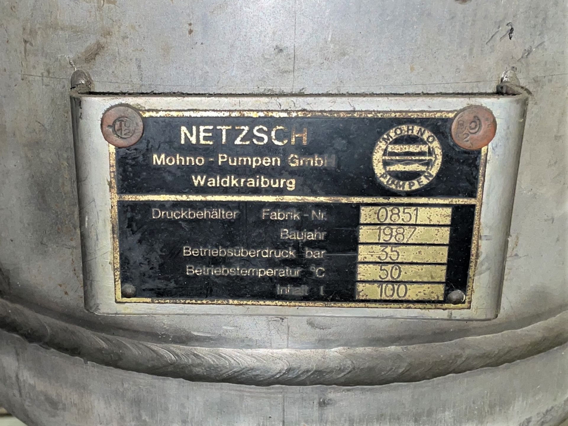 Thuringia Netzsch Filter Press Plunger Pump - Image 3 of 6