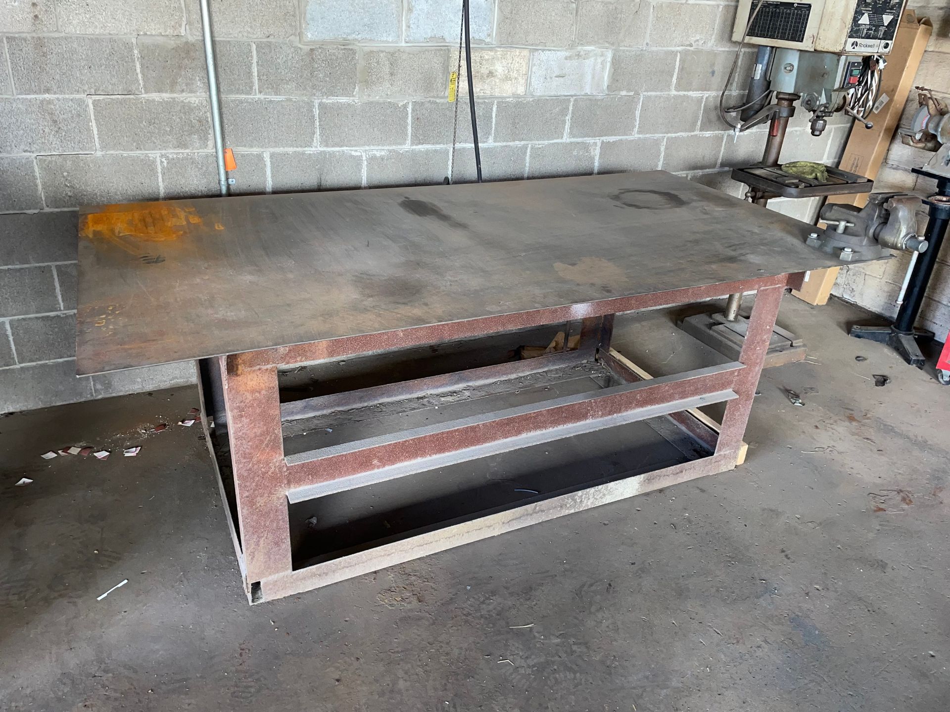 Steel Layout Table, 96"L x 48"W - Image 2 of 3