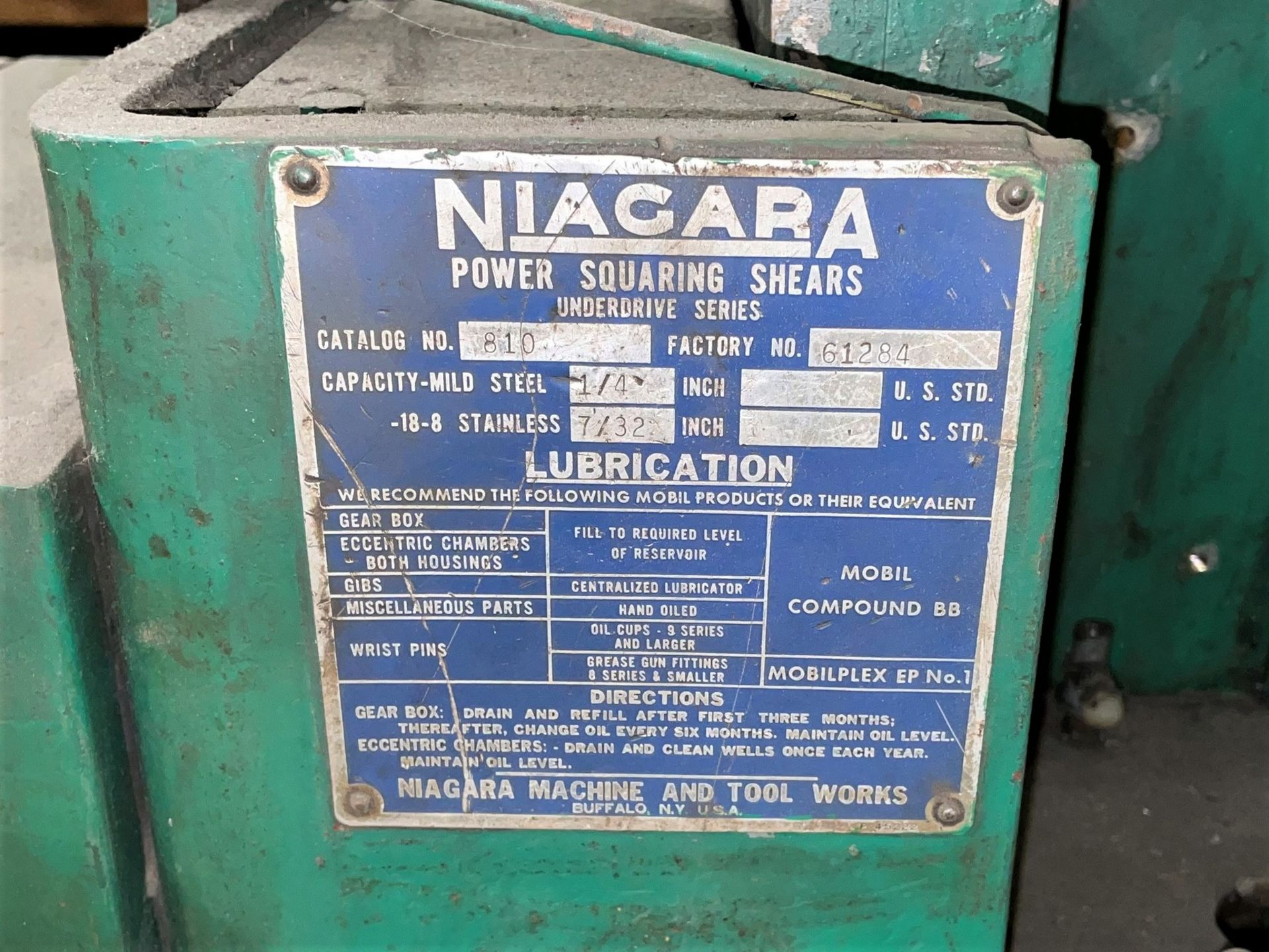 Niagara Mdl. 810 Power Shear - Image 7 of 7