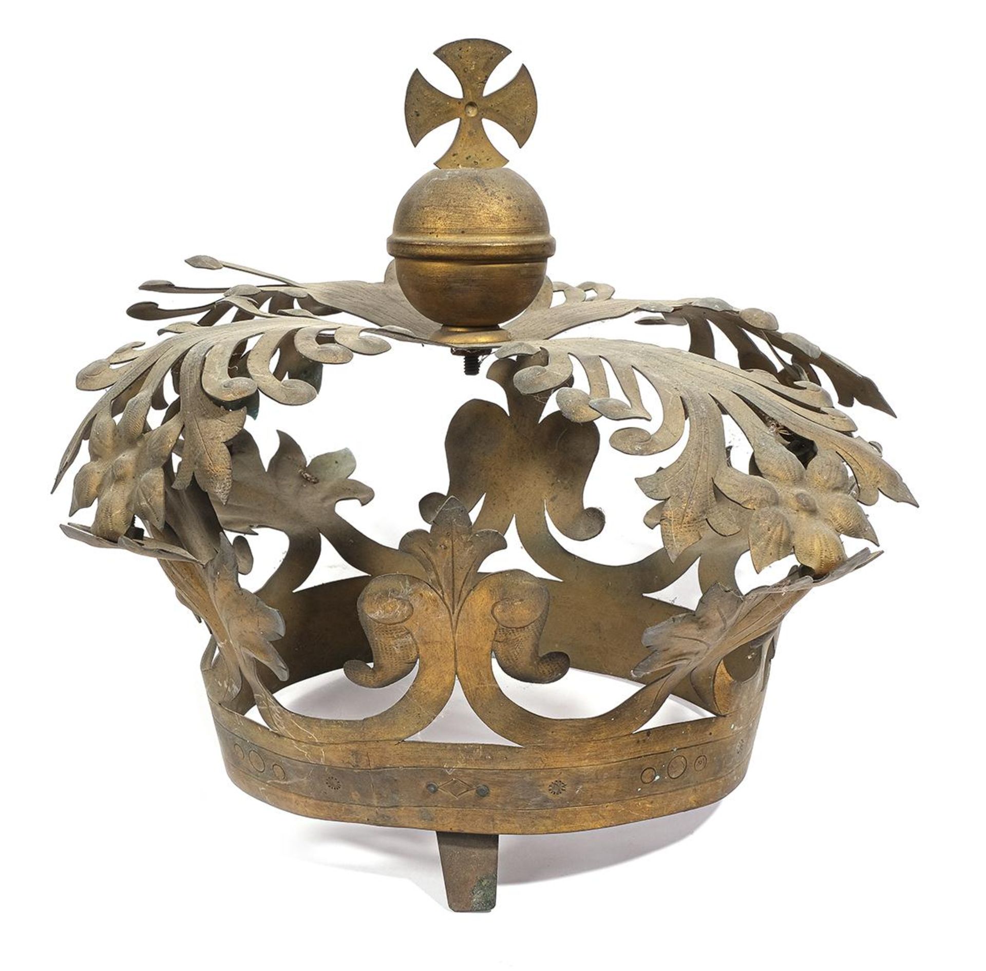 Corona tipo “imperial” para imagen devocional