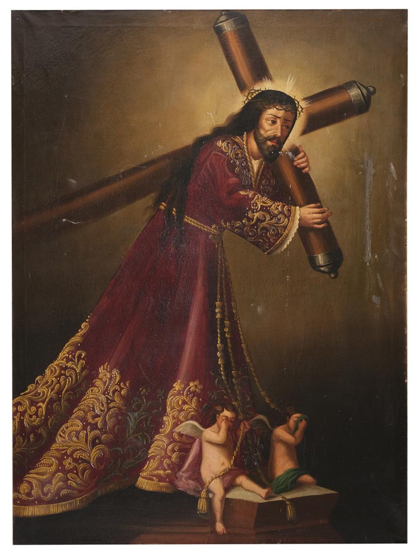 Jesús Nazareno portando su Cruz