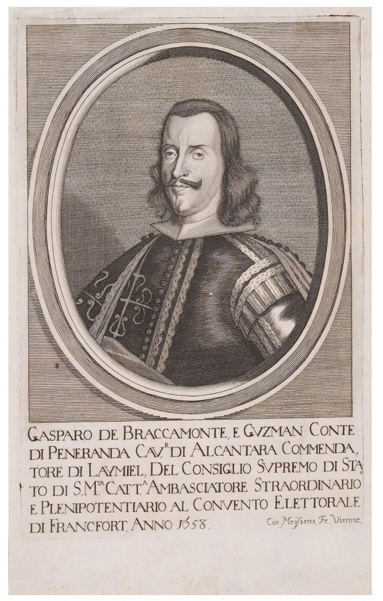 Retrato de D. Gaspar de Bracamonte y Guzmán, Conde de Peñaranda