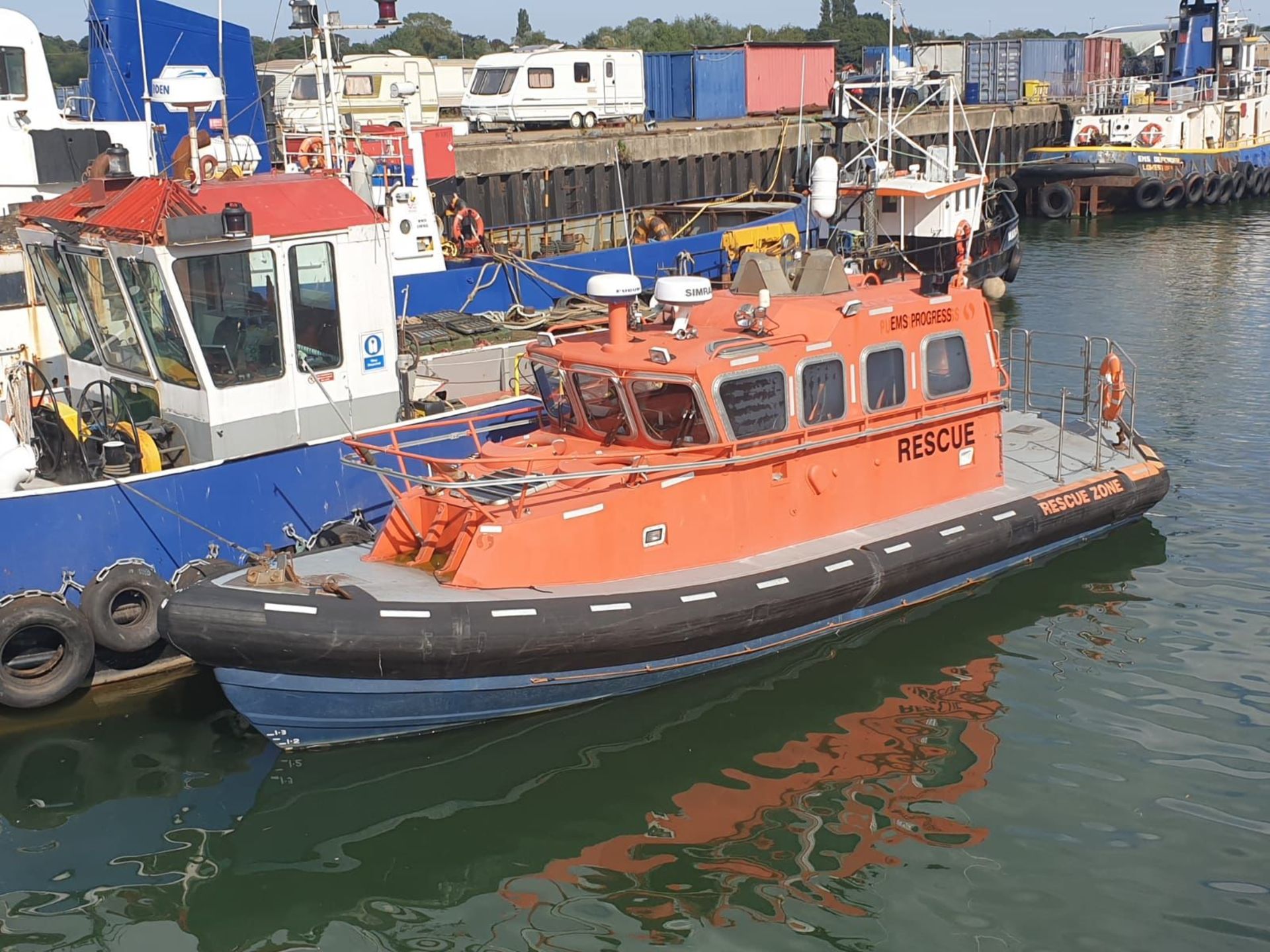 2000 CAT 2 RESCUE BOAT 12 PASSANGERS PLUS 2 CREW **1000 KG PLUS**