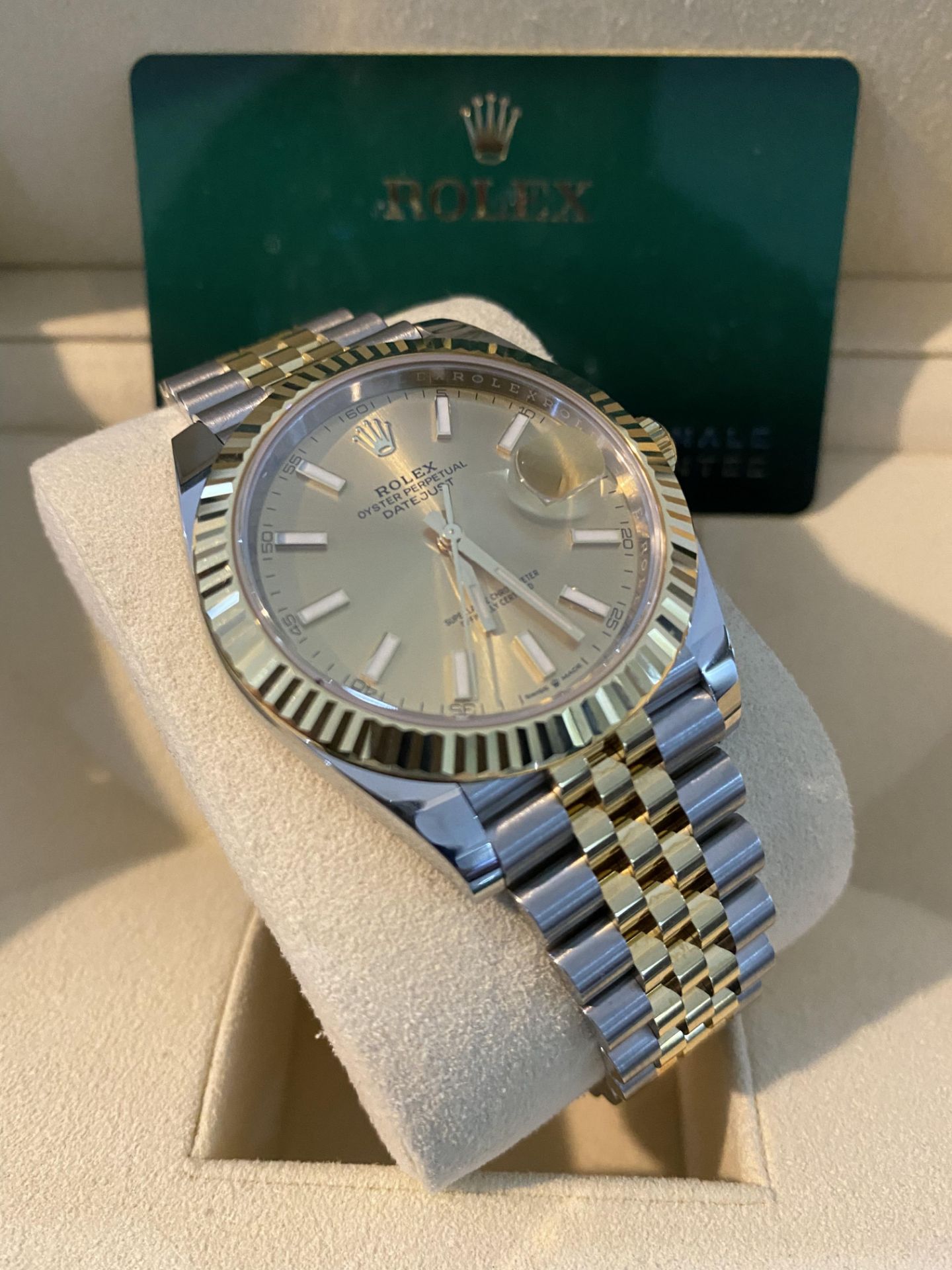 2020 DATEJUST 41 OYSTER 41MM OYSTERSTEEL AND YELLOW STEEL