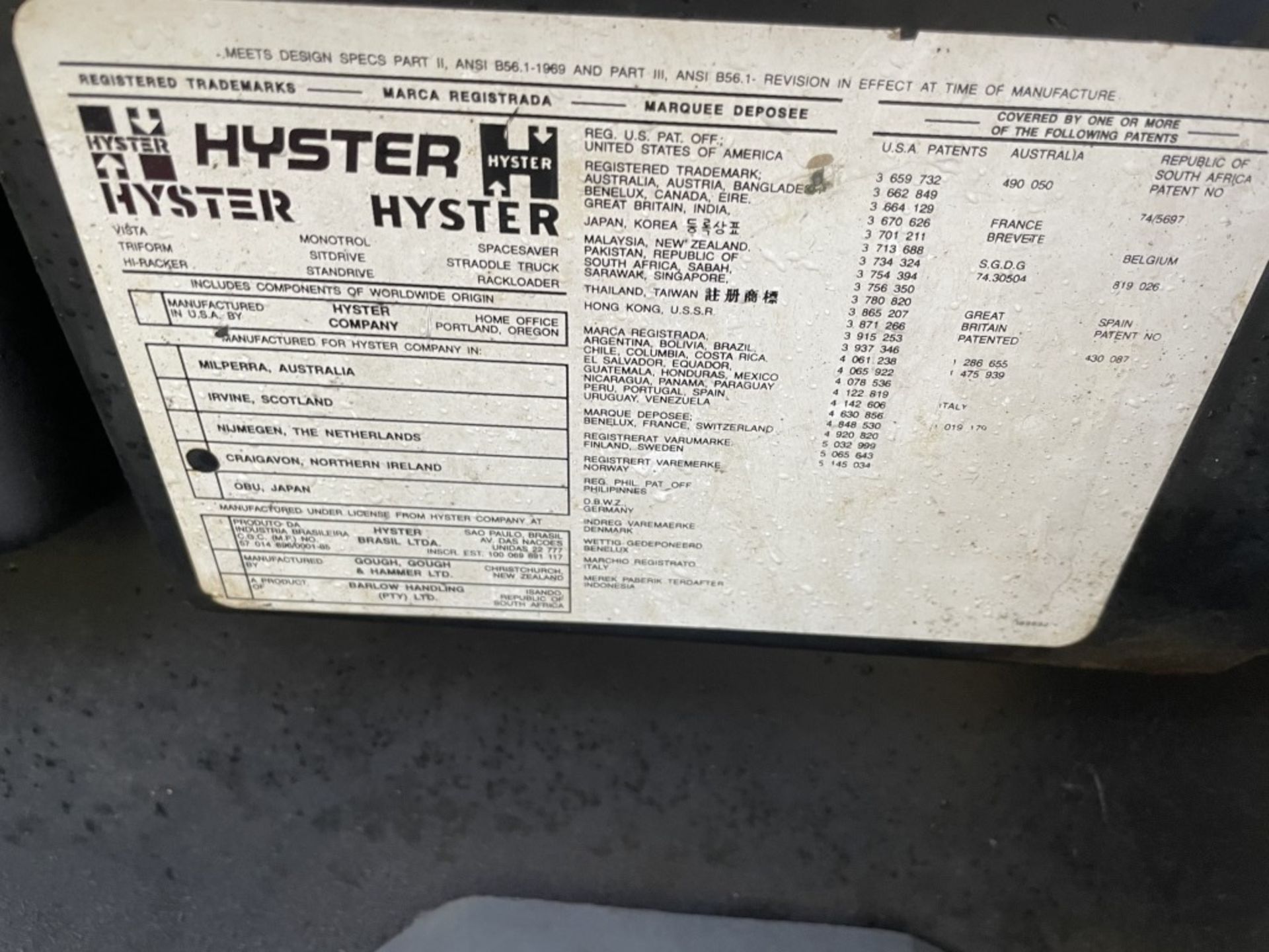 Hyster H65XM Forklift - Image 19 of 20