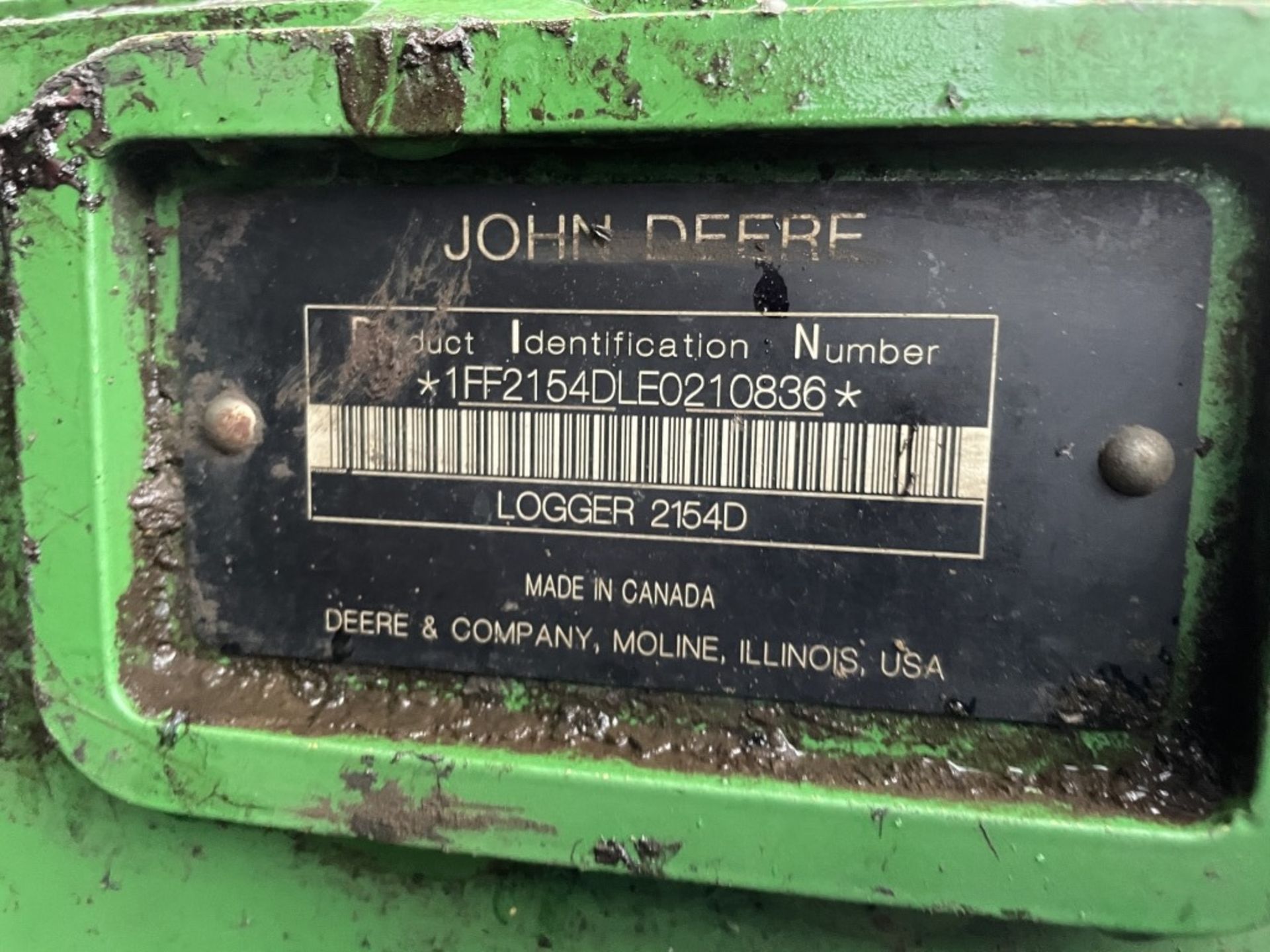 2014 John Deere 2154D Shovel Log Loader - Image 55 of 55