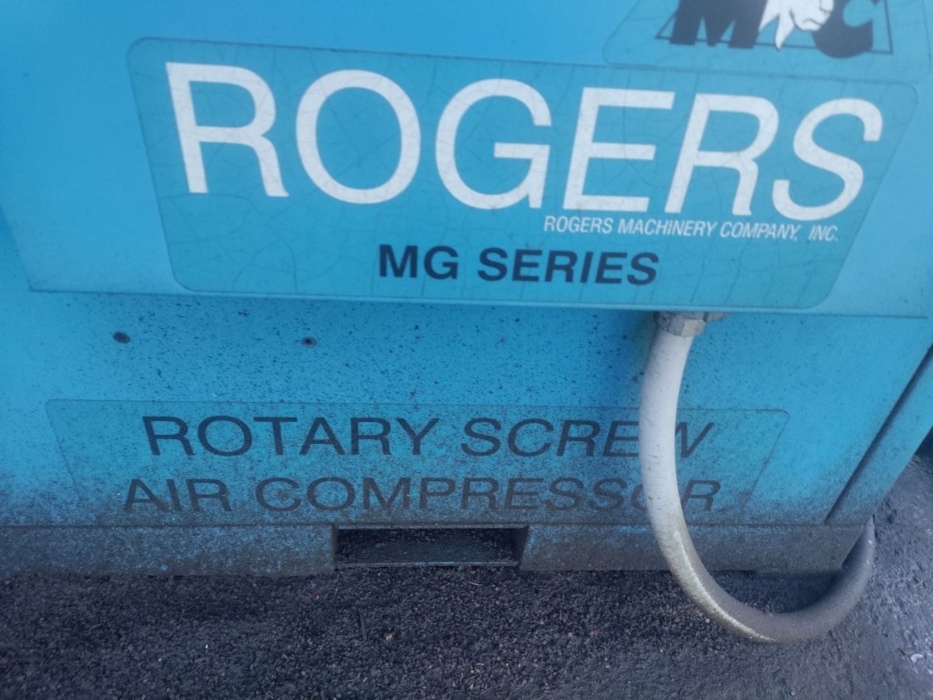 2001 Rogers MG Series Rotary Screw Air Compressor - Image 6 of 11