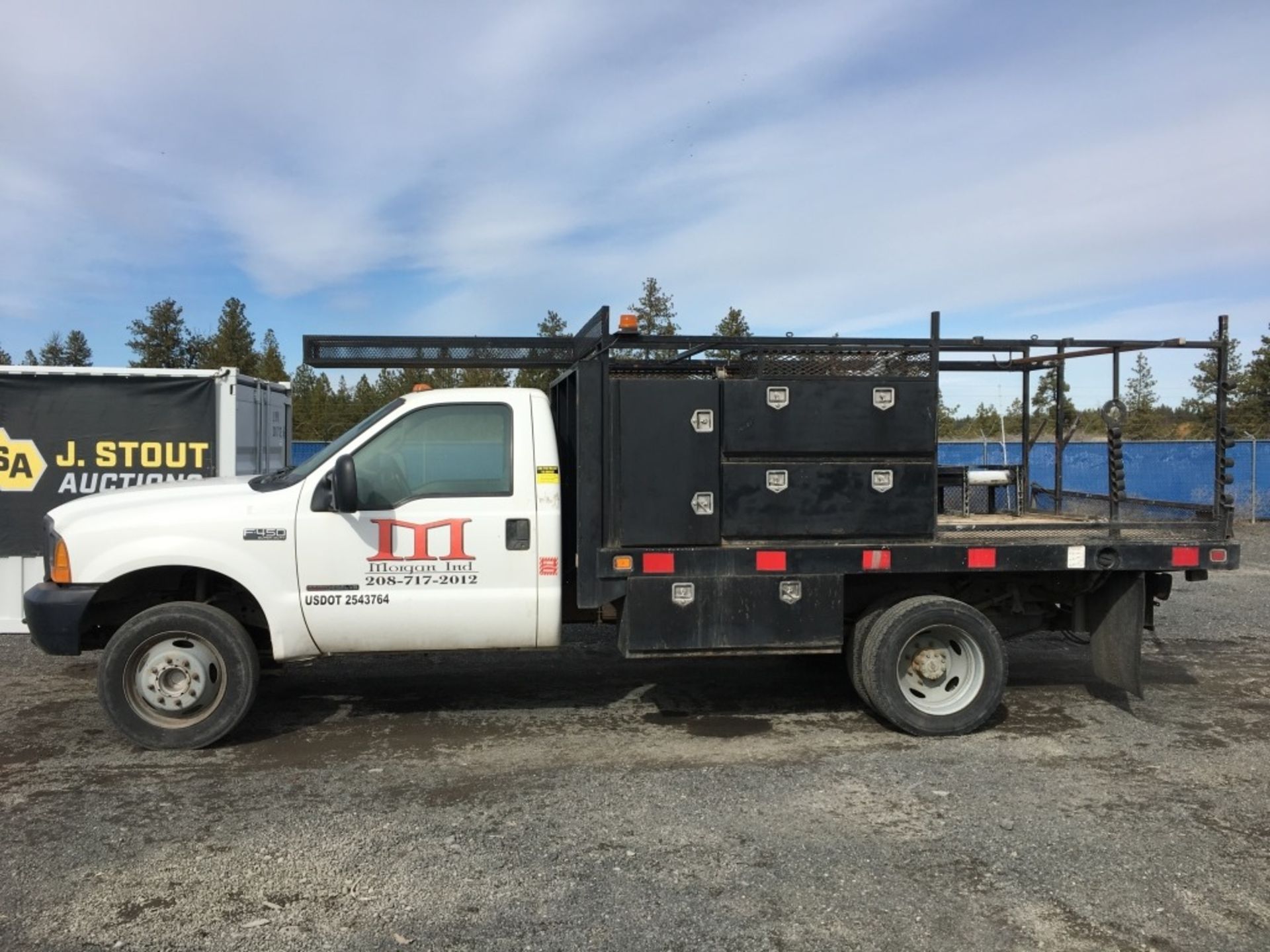 2000 Ford F450 XL SD Flatbed Truck - Bild 2 aus 36