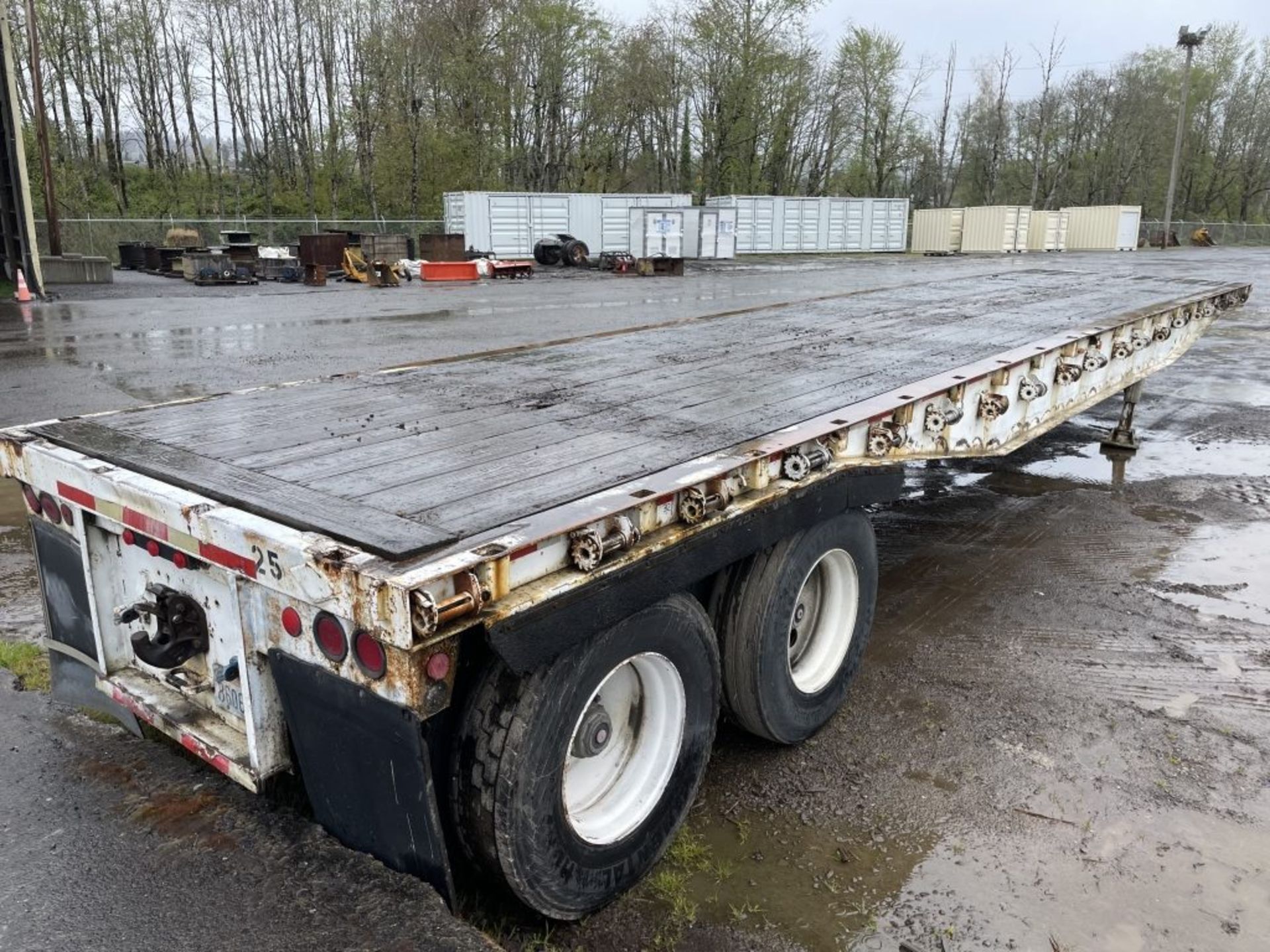 1979 Fruehauf T/A Flatbed Trailer - Image 3 of 18