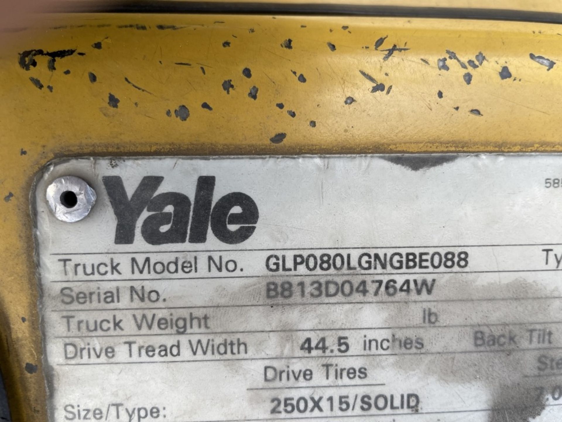 Yale GLP080 Forklift - Image 26 of 26