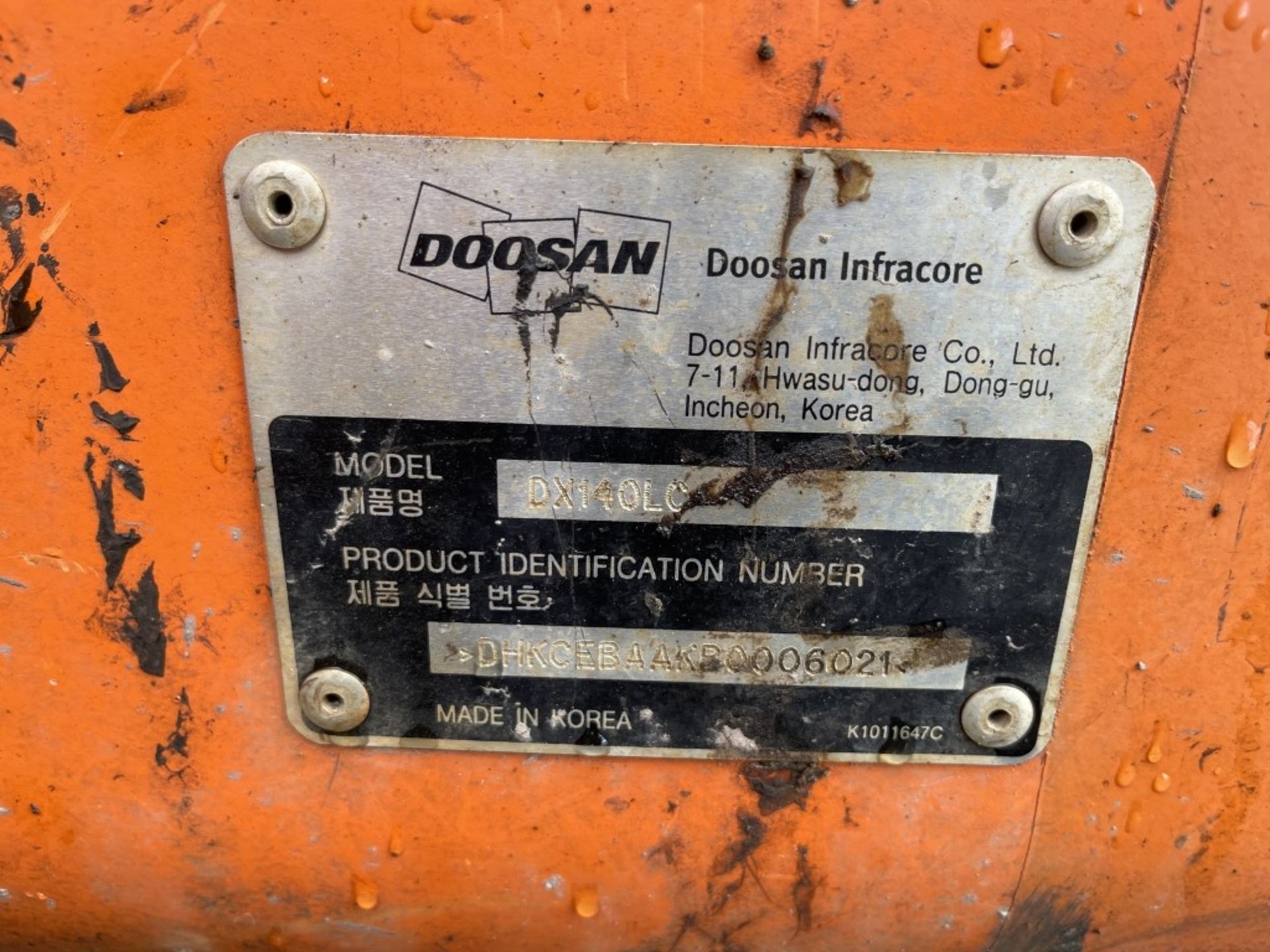 2012 Doosan DX140LC-5 Hydraulic Excavator - Image 27 of 38