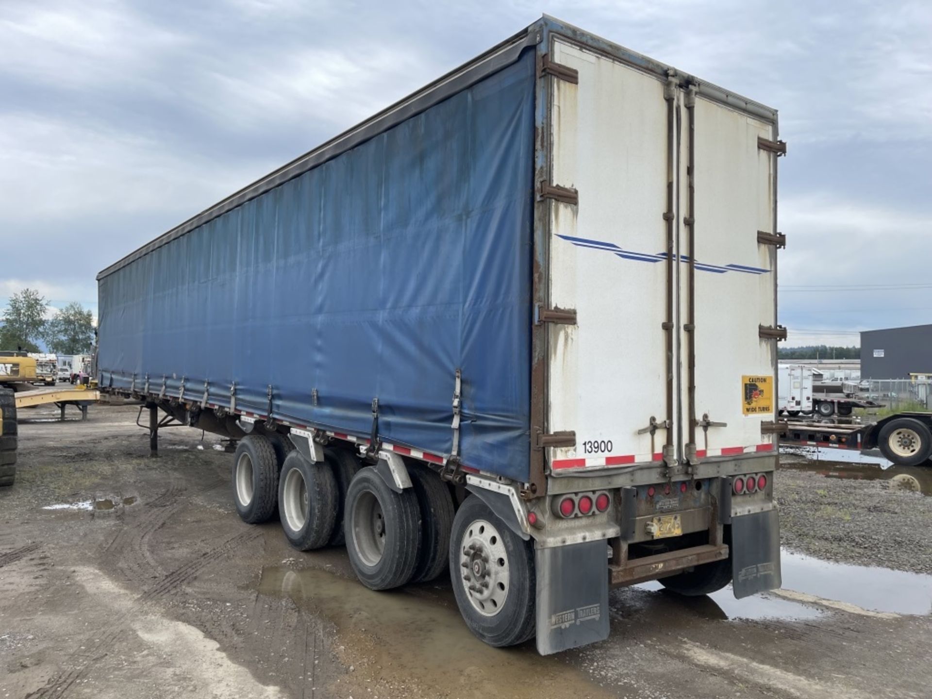 2000 Western Quad Axle Curtain Side Trailer - Image 6 of 17