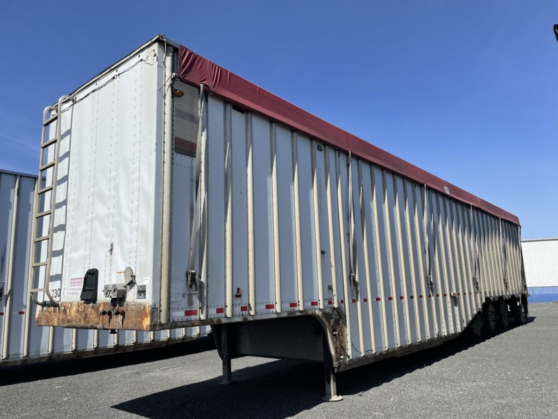 2008 Western Quad Axle Possum Belly Chip Trailer