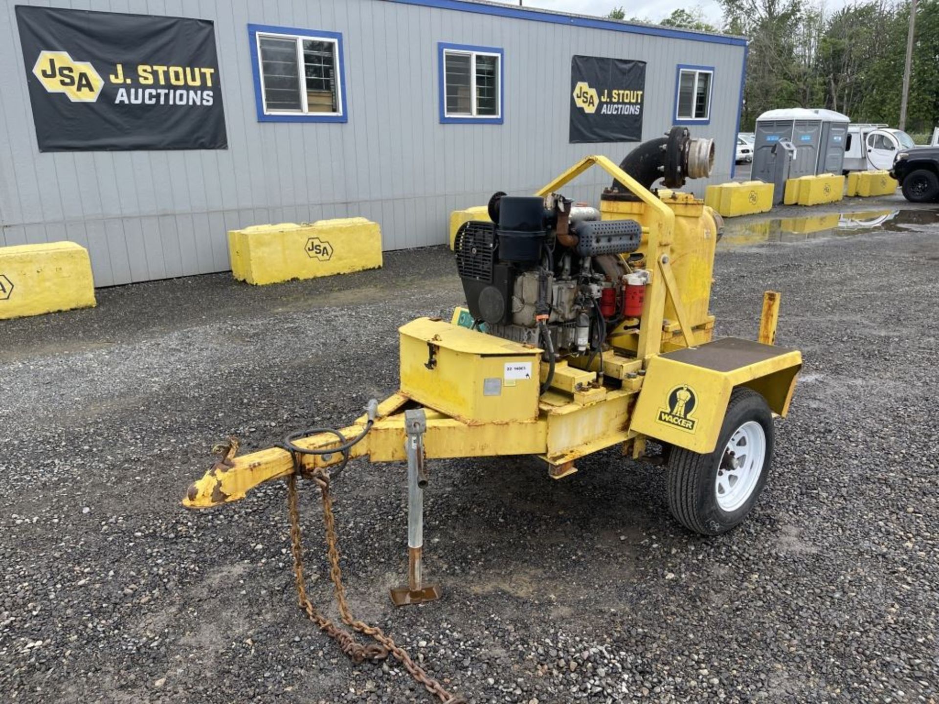 1998 Wacker PT6LT Towable 6" Trash Pump