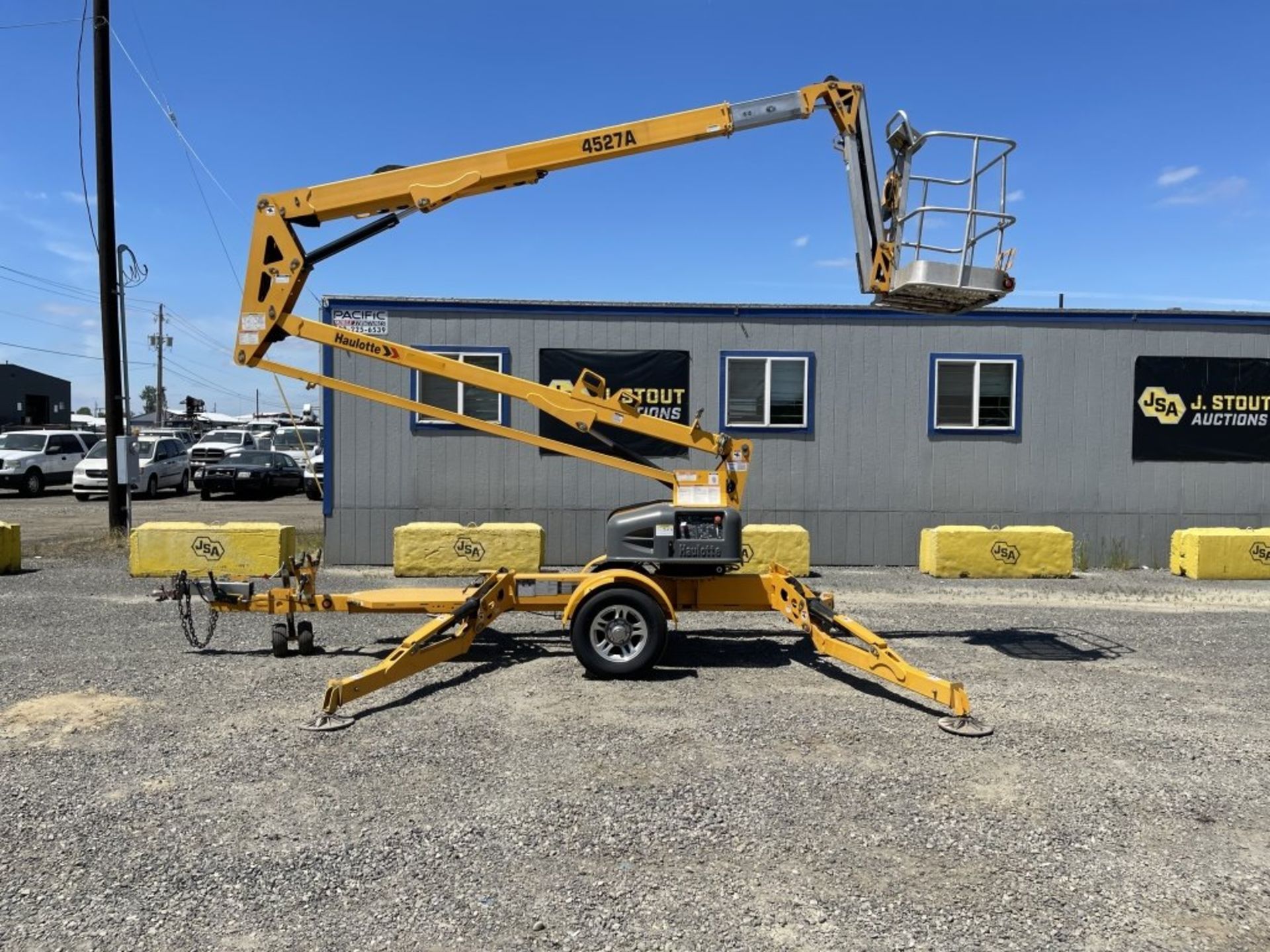 2016 Haulotte 4527A Towable Articulating Boom Lift