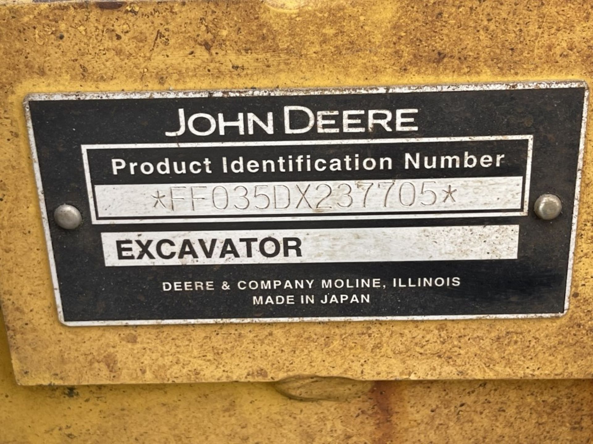 2007 John Deere 35D Mini Excavator - Image 19 of 28
