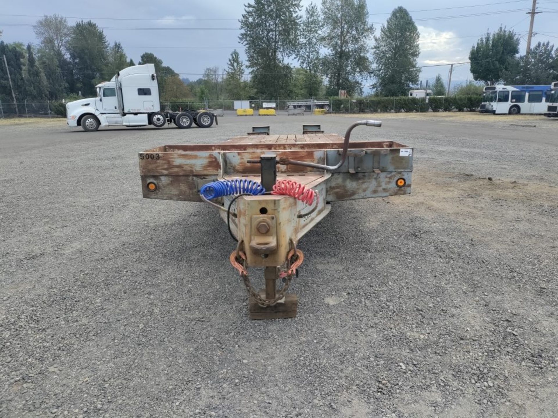 1996 Interstate T/A Flatbed Trailer - Image 7 of 14