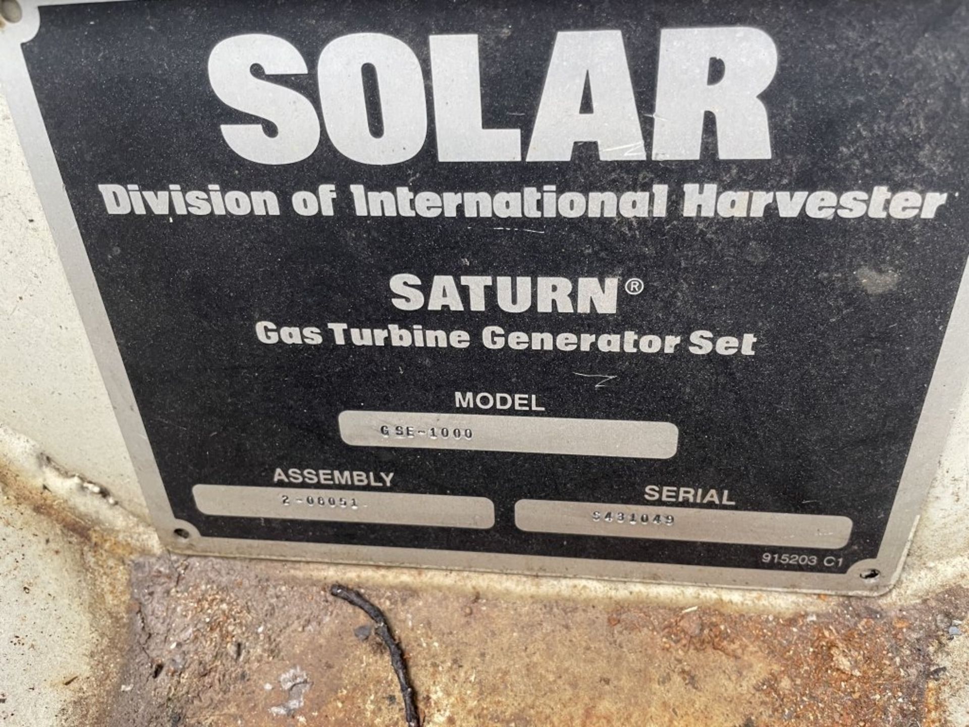 Solar G5E-1000 Turbine Generator - Image 26 of 31