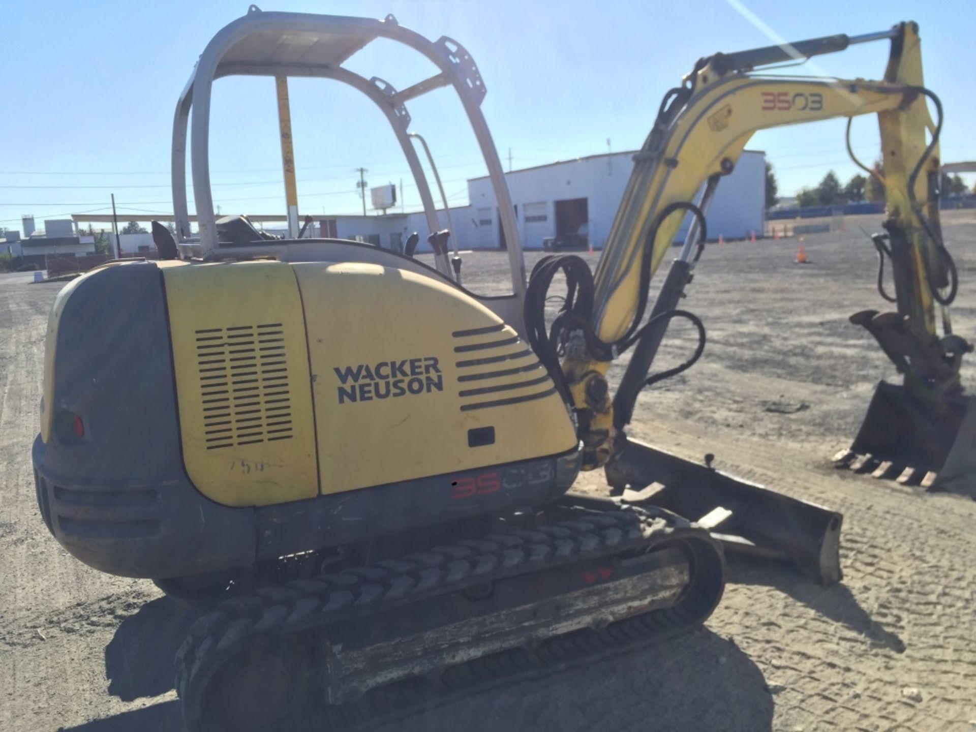 Wacker Neuson 3503 Mini Hydraulic Excavator - Image 6 of 37