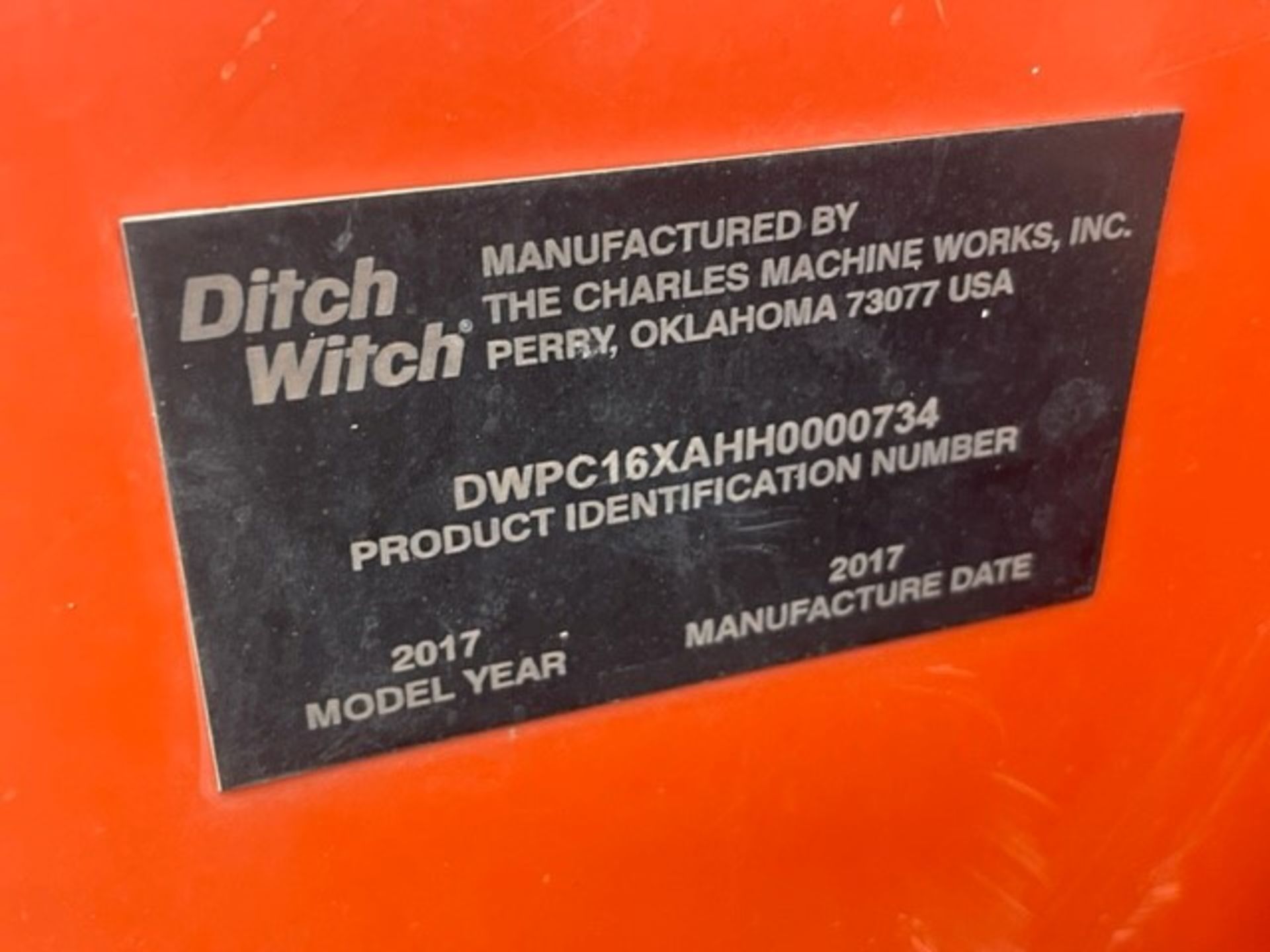 2017 Ditch Witch C16X Walk Behind Trencher - Image 18 of 19