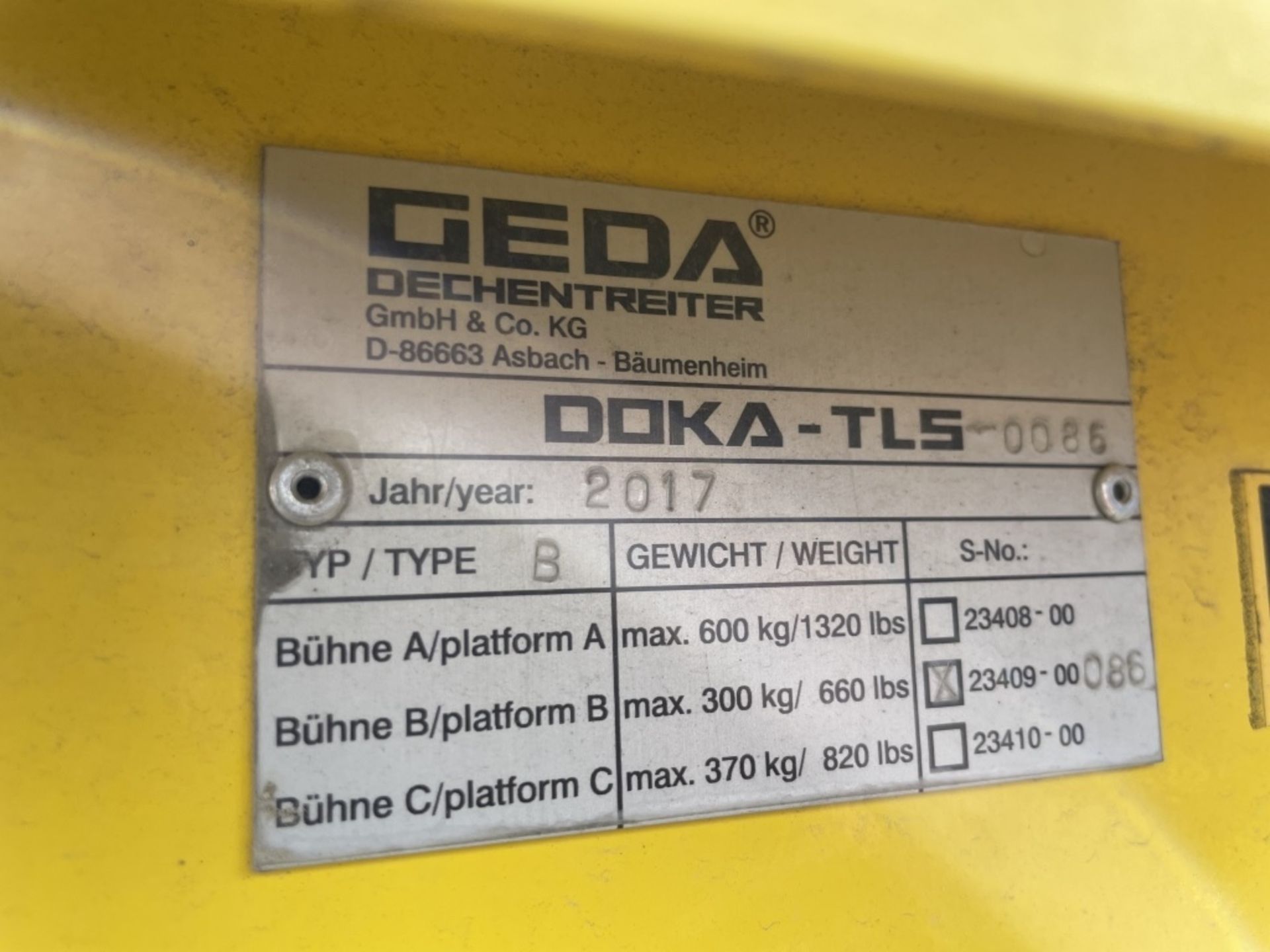 2017 Doka - TLS Table Form Lift System - Image 37 of 42