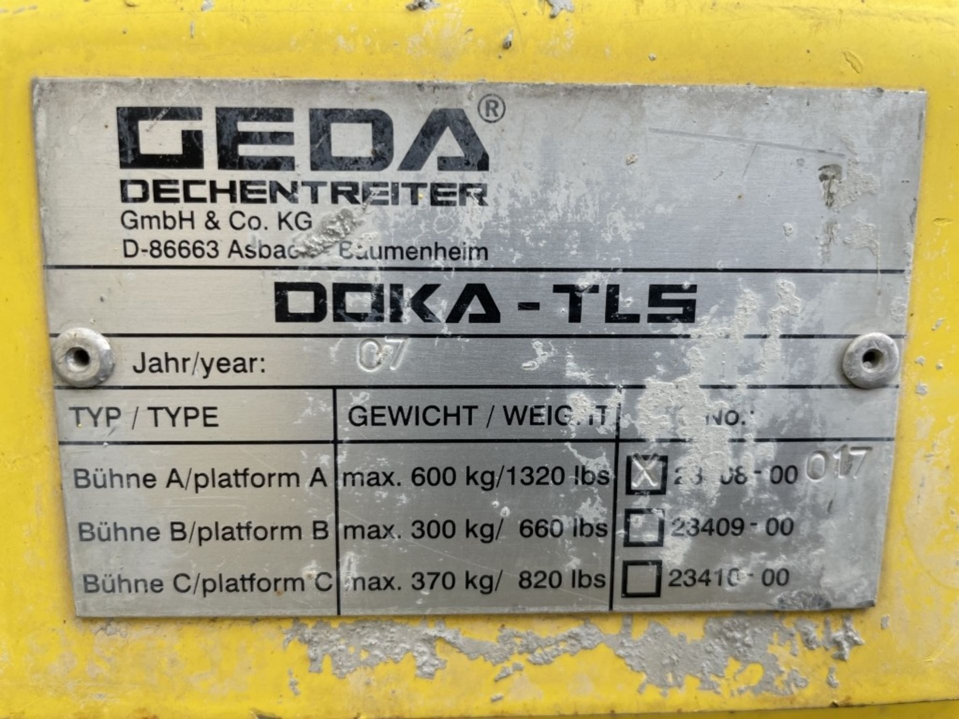 2017 Doka - TLS Table Form Lift System - Image 18 of 42