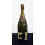 1 bt Krug Private Cuvée Extra Sec Champagne 1943 label torn/pt dis, foil aged/vsl damaged, level