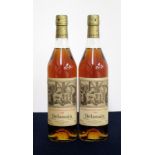 2 bts Delamain Grande Champagne Cognac 1980, landed 1983, bottled 2003, selected by Howells of