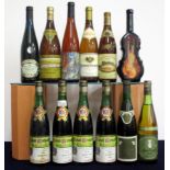 4 bts Jakob Gerhardt Keller Grafschaft Riesling 1973 sl bs/sl stl 1 bt Greencrest Piesporter