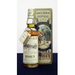 1 75-cl bt Glen Moray, Glenlivet 1963 25 YO Vintage Single Highland Malt Scotch Whisky Limited