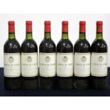 6 bts Ch. du Têrtre 1981 owc- split lid (12 bts) Margaux, 5me Cru Classé 1 vts, 5 ts