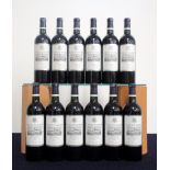 12 bts Clos du Clocher 2000 owc Pomerol 8 hf/i.n, 4 i.n