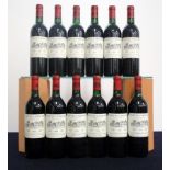 12 bts Ch. d'Angludet 1989 Cantenac (Margaux) Cru Bourgeois Exceptionnel 3 i.n, 6 vts, 1 ts, 2 us, 2