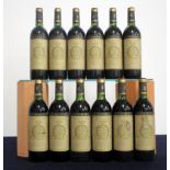 12 bts Ch. Gruaud-Larose 1983 owc St-Julien, 2me Cru Classé 1 vts, 10 ts, 1 us/ts, 3 stl