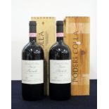 2 magnums Poderi Colla Barolo Bussia Dardi Le Rose 2006 in individual owc's i.n