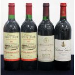 2 bts Ch. Curé Bon La Madeleine 1983 St-Émilion Grand Cru Classé i.n, vsl bs 1 bt Ch. Lascombes 1986