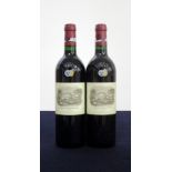 2 bts Ch. Lafite Rothschild 1999 Pauillac, 1er Cru Classé hf, hf/i.n