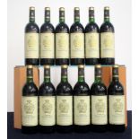 12 bts Ch. Gruaud-Larose 1986 owc St-Julien, 2me Cru Classé 4 i.n, 3 vts, 4 ts, 1 us