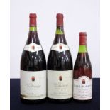 2 magnums Volnay 1986 Emile Chandesais hf/i.n, hf 1 bt Beaujolais-Nouveau 1988 Emile Chandesais